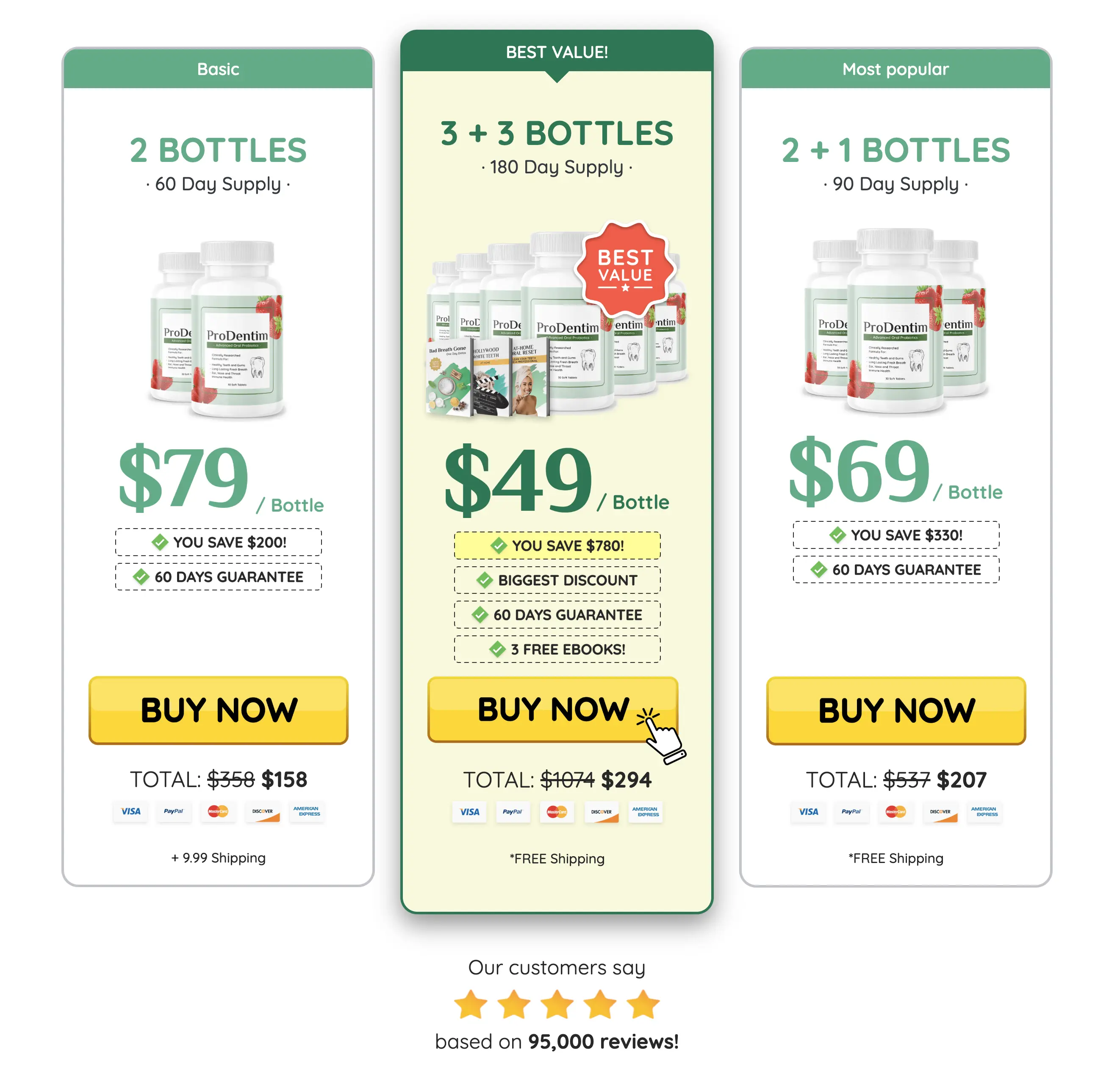 special time-limited offer ProDentim